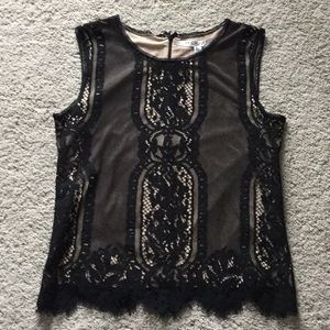 Black blouse size M petite
